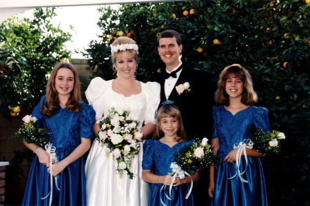 Our wedding day 1996 and our new Family!
