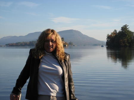 Debbie at Lake George, Upstate NY