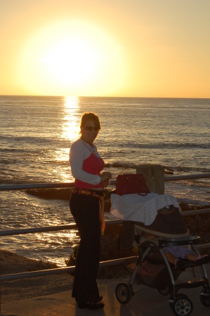 San Diego Sunset with Sienna