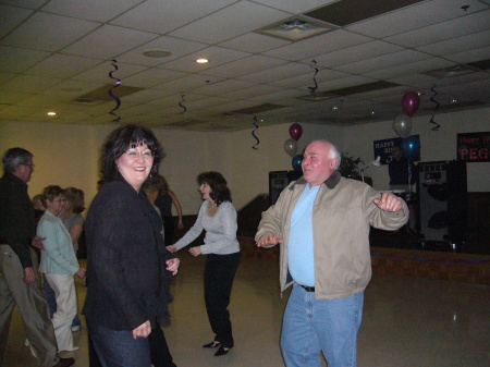 Susan Grywalski Elefter dancin with the Hubby
