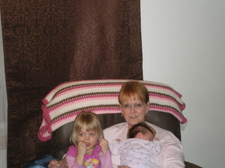 Me and 2 grandchildren taken in May, 09