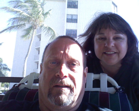 Linda and I in Florida 2010