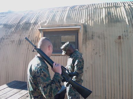Sgt Howard and Pvt Duncan at Kona Island