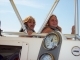 Our girls on our boat