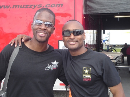 Bobby J w/Antron Brown NHRA Houston 07