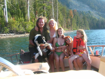 Playing in Emerald Bay Lake Tahoe