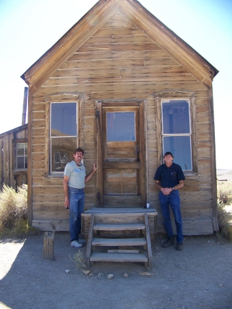 Me and Jeff at McMillan House in Bodie, Ca.