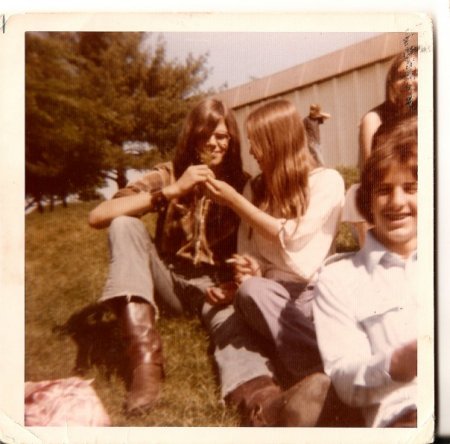 Me & Yvonne Kemp, circa 1975
