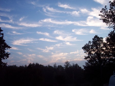 Waves in the Morning Sky