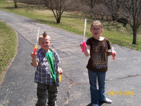 Easter 2009 w/Grandkids