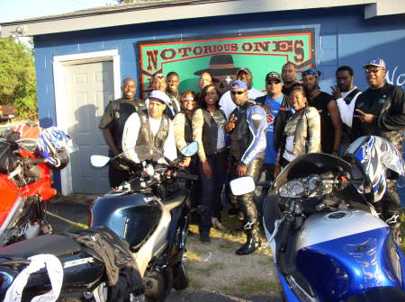 Motorcycle club members