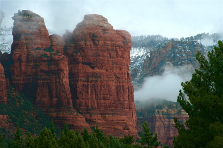 A wintery Sedona morning