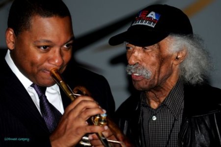 Wynton Marsalis with the great Gerald Wilson