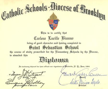 Saint Sebastial Elementary School 1964