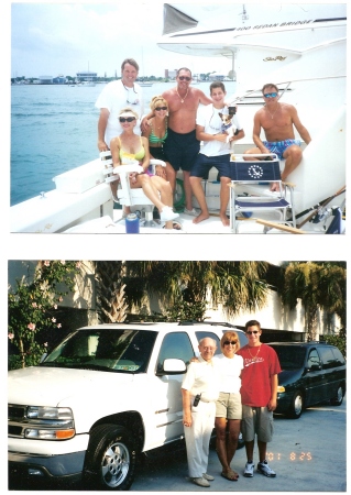 My boat and my Friends  My Dad, Myself my Son