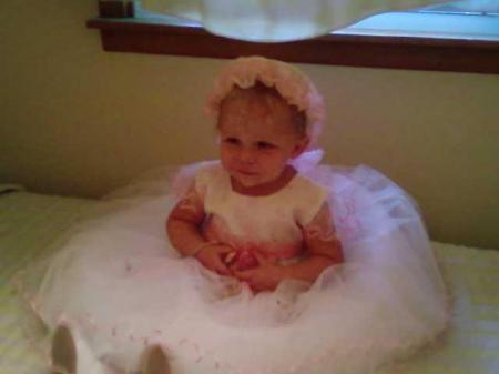 Emma in baptism dress