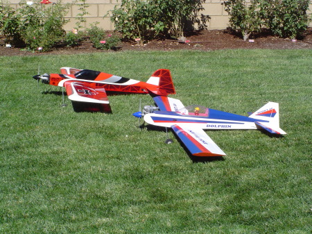 Two of my radio control planes