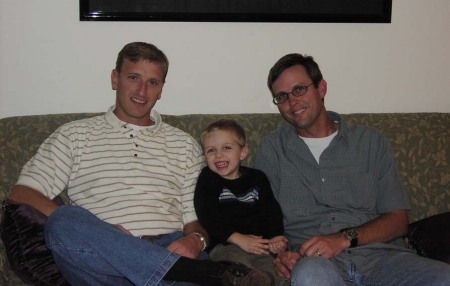 Todd, Cole (John's son) & John Engstrom, 2004