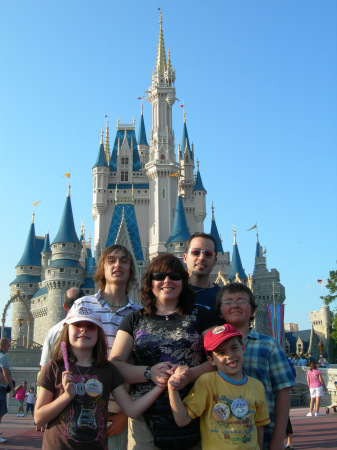 Family at Disney World