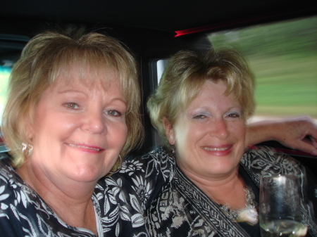 My Friend Val & I in the Limo