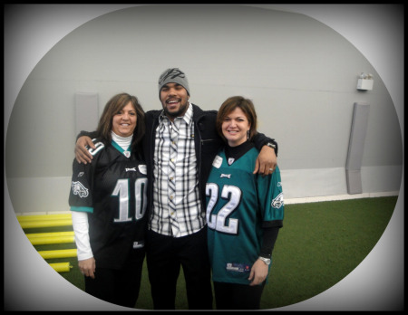 Cindi, Demps(Eagles Safety) and Candi