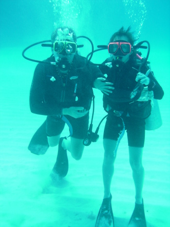 Learning to dive in Jamaica