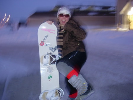snowboardin