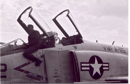 Getting ready to fly in Iwakuni Japan 1971