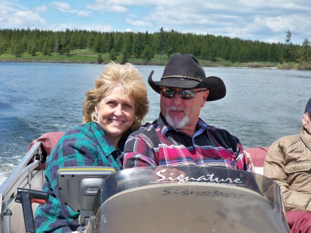 MY WIFE KATHIE AND ME IN ISLAND PARK, IDAHO