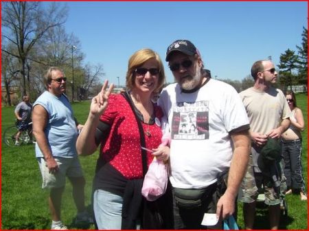 Me and Cindy Sheehan at Kent State