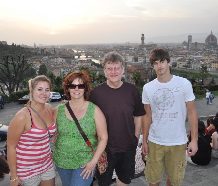 The family in Florence, Italy 5/09