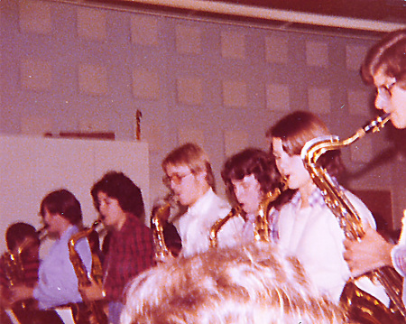 Jazz Band at Salinas HS - 1978