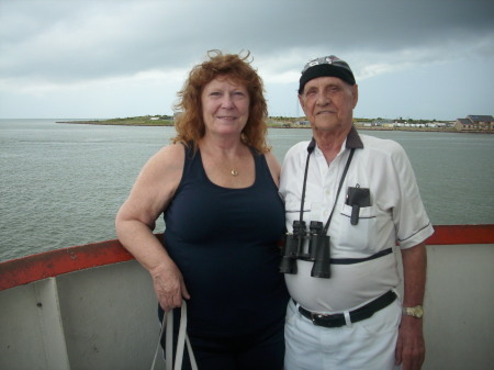 On the ferry in Galveston