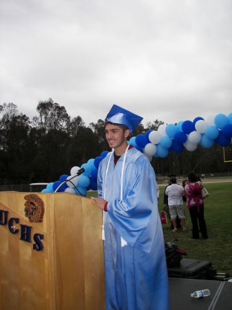 my son Brandon at graduation 2009