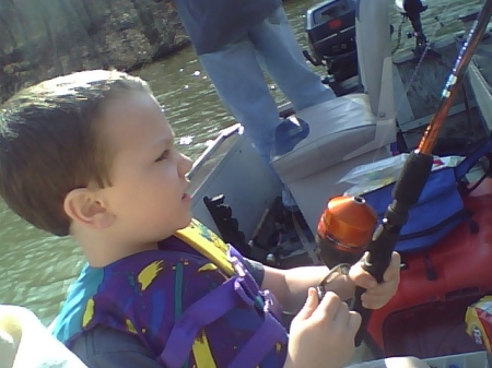 Christopher Just a Fishin