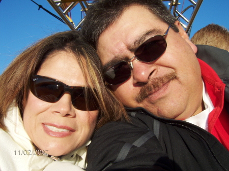 Me & My Wife on a Hot Air Ballon ride