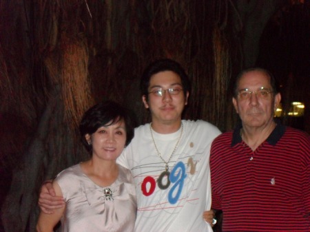 Yon Hui, Billy II and me in Hawaii Oct 09