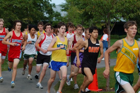 Kyle at recent XC meet