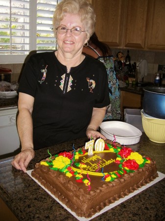 Mom at her 70th b-day party