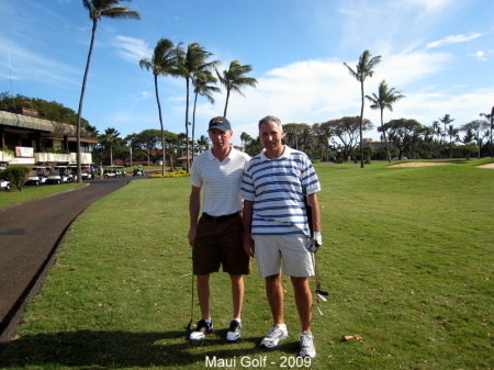The Moe boys hit the course in Maui - 2009