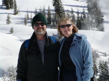 Lassen Park on snowshoes