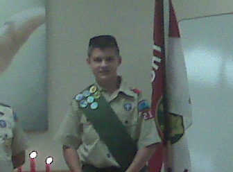 Travis Colton at Scouts