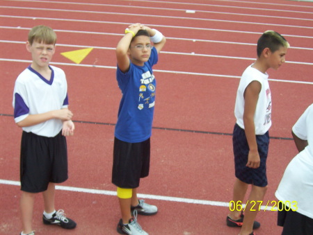 Cord in line for long jump