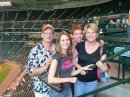 Family at the Astros Game