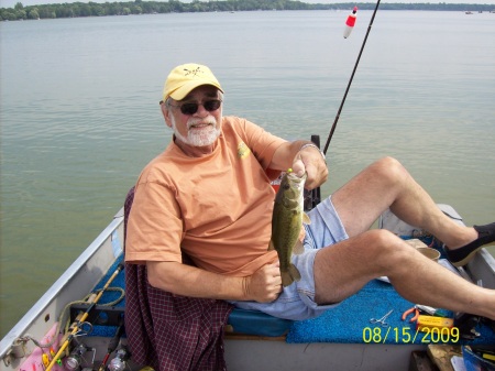 Relaxing in my boat