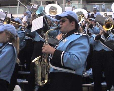 Lane in UNC Band