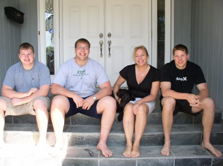 me and my boys July 2009
