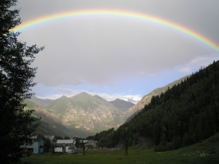 Rainbow in Telluride, CO