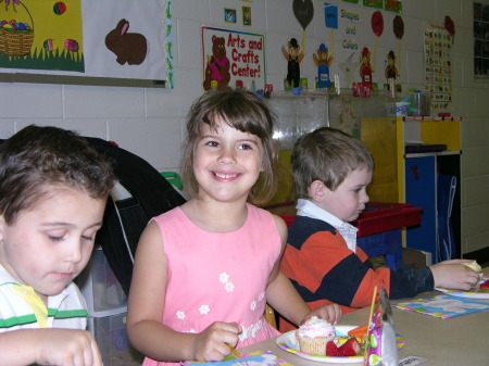 Granddaughter Isabella in her pre-school