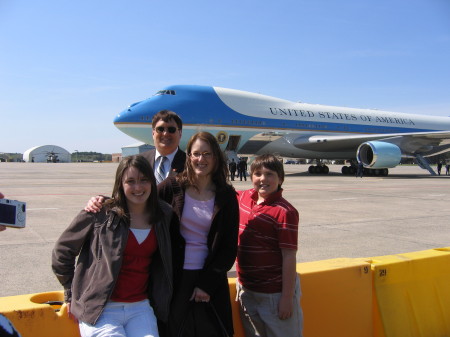 Air Force One at Bradley Airport